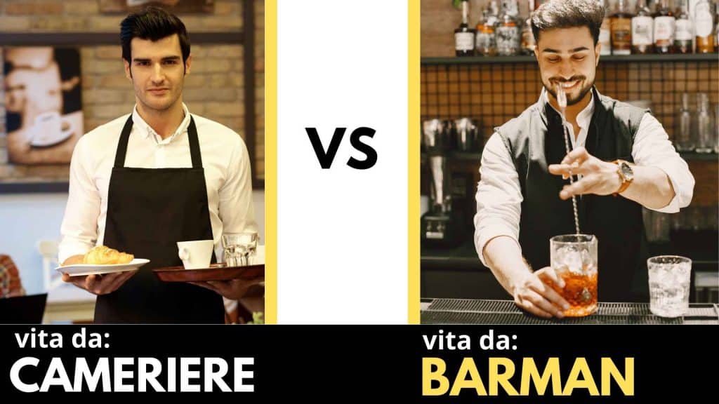 cameriere vs barman